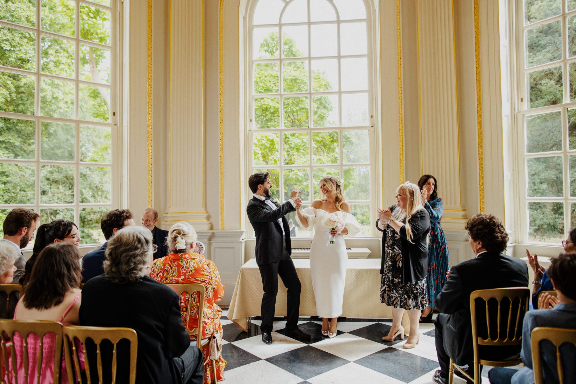 wedding photography at Orleans House Gallery 