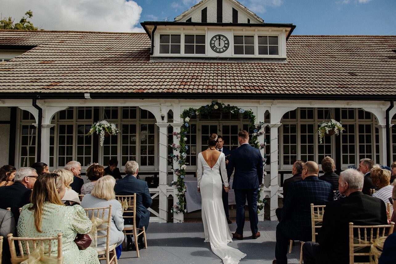 wedding at Shenley Cricket club