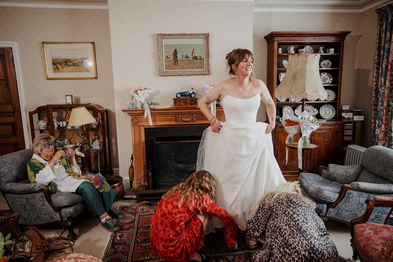 Documentary wedding photographer